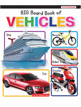 Little Scholarz New Big Board Book Of Vehicles